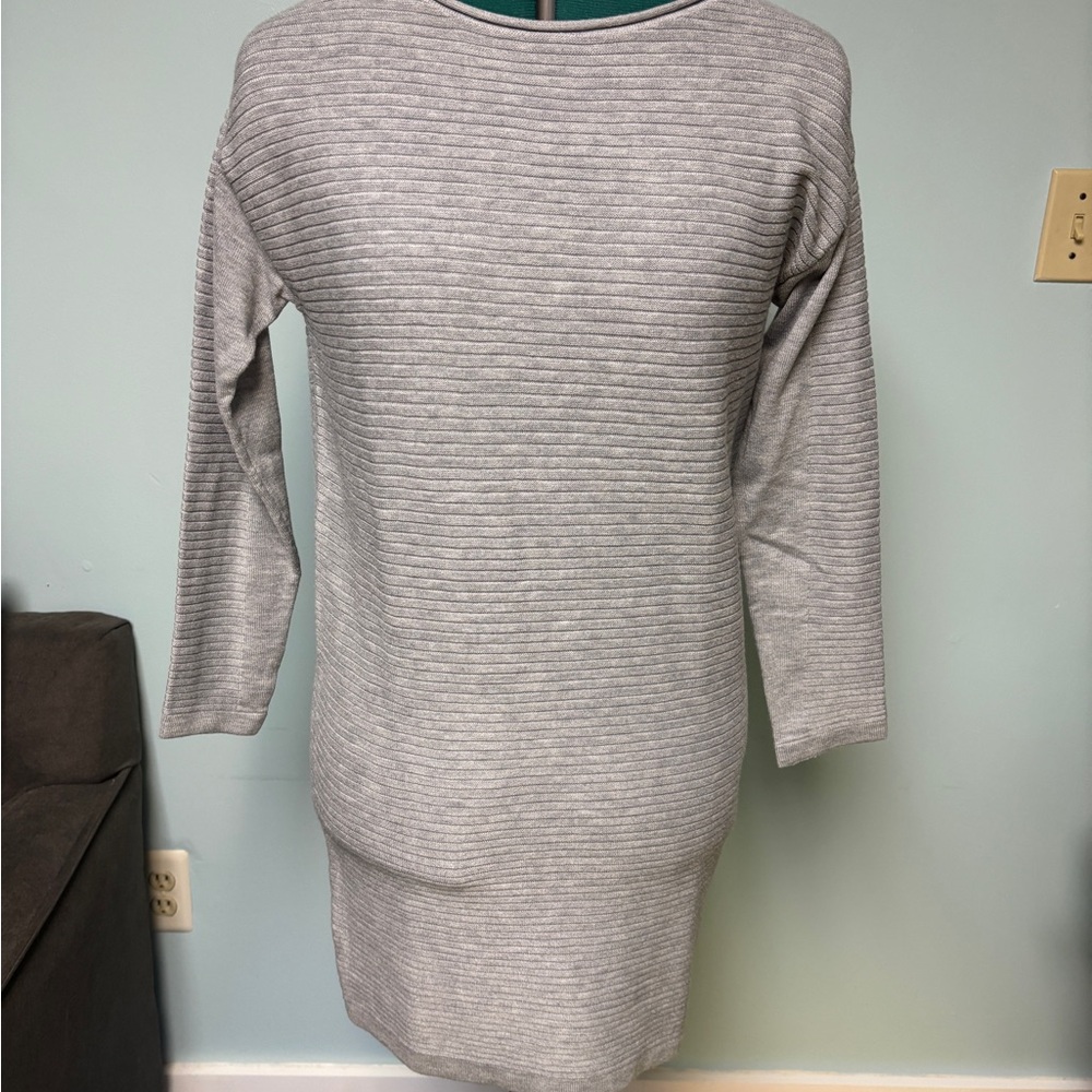 ASOS Light Gray Ribbed Knitwear